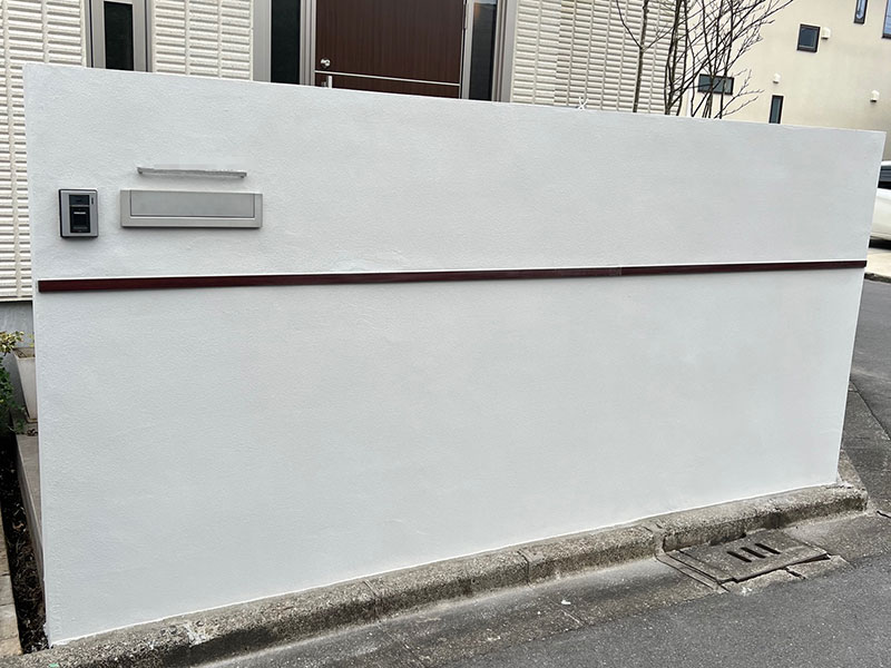 門塀塗り替え